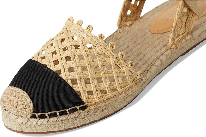 Nine West Darby Women's Dress Sandals Light Natural/Black : 6 M, Synthetic - Image 7