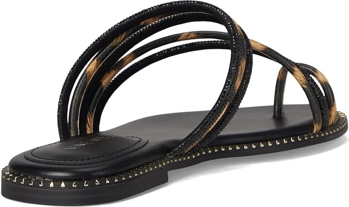 Nine West Dashin Women's Dress Sandals Black/Leopard : 9.5 M, Synthetic - Image 4