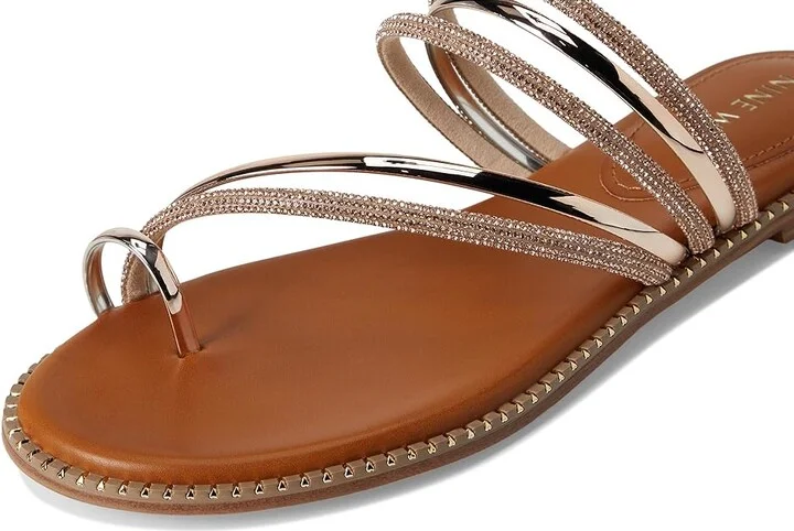 Nine West Dashin Women's Dress Sandals Light Natural : 6.5 M, Synthetic - Image 7