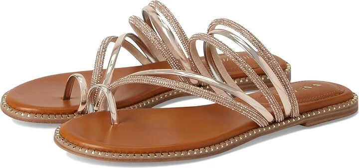 Nine West Dashin Women's Dress Sandals Light Natural : 6.5 M, Synthetic