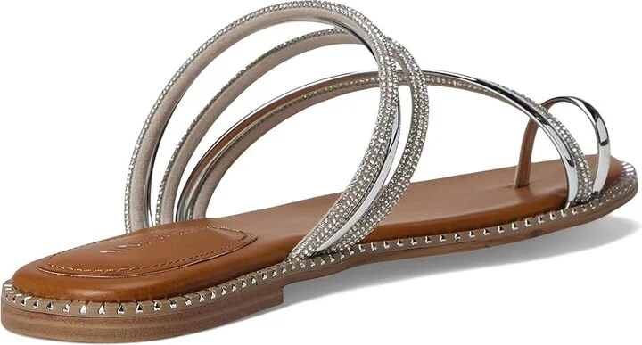 Nine West Dashin Women's Dress Sandals Silver : 9.5 M, Synthetic - Image 4