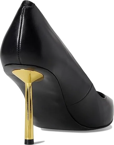 Nine West Deonne High Women's Heels Black : 5.5 M, Leather/Rubber - Image 4