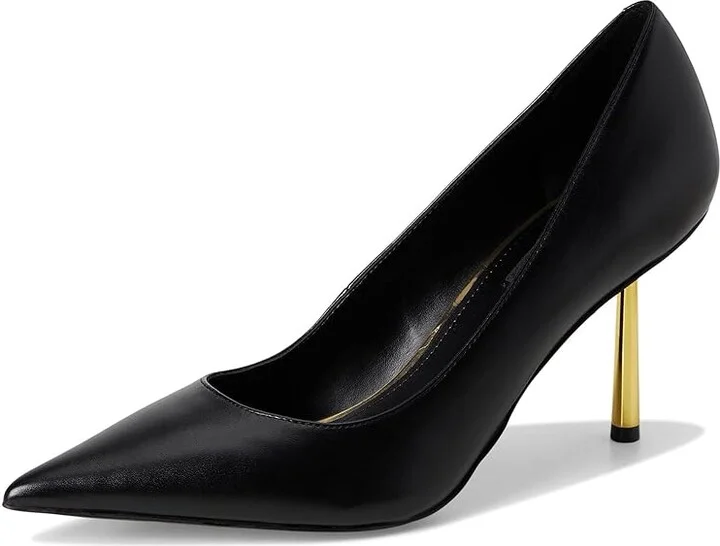 Nine West Deonne High Women's Heels Black : 5.5 M, Leather/Rubber - Image 5
