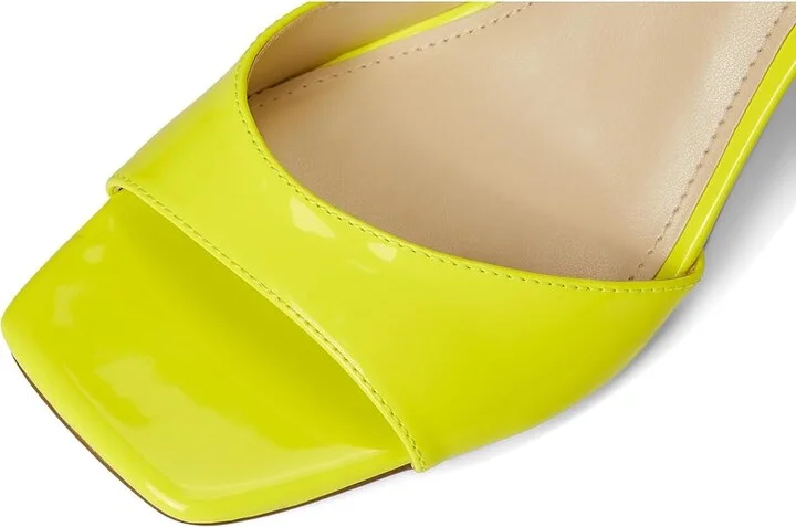 Nine West Devans Women's Dress Sandals Yellow Patent : 9 M, Faux Leather/Synthetic - Image 7