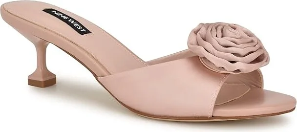 Nine West Dhalia Women's Sandals Light Pink Satin : 7 M, Rubber/Synthetic - Image 5