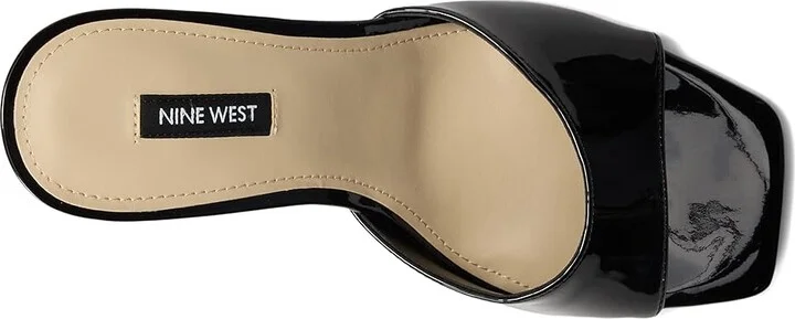Nine West Disko Women's Dress Sandals Black Patent : 8 M, Synthetic - Image 2