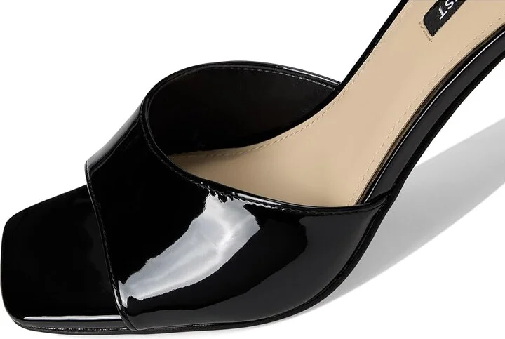 Nine West Disko Women's Dress Sandals Black Patent : 8 M, Synthetic - Image 7