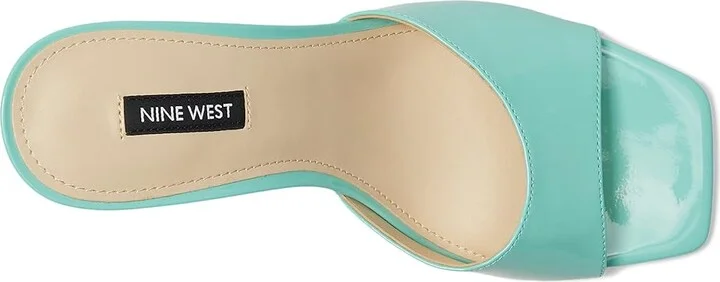 Nine West Disko Women's Dress Sandals Light Blue Patent : 7.5 M, Synthetic - Image 2