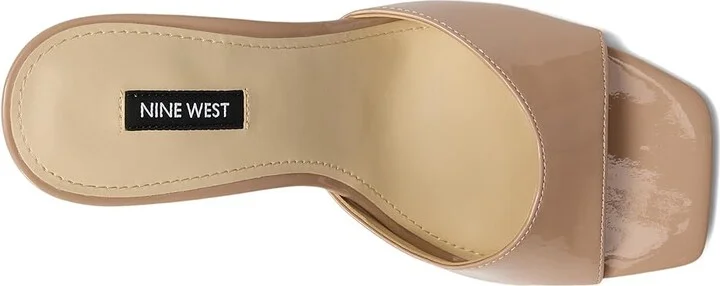 Nine West Disko Women's Dress Sandals Light Natural Patent : 10 M, Synthetic - Image 2