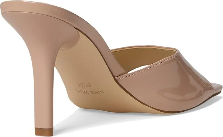 Nine West Disko Women's Dress Sandals Light Natural Patent : 10 M, Synthetic - Image 4