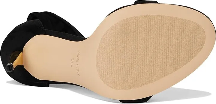 Nine West Donatela 2 Women's Sandals Black : 11 M, Suede - Image 3