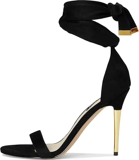 Nine West Donatela 2 Women's Sandals Black : 11 M, Suede - Image 5