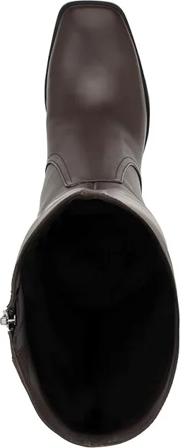 Nine West Dortha Women's Boots Dark Brown Leather : 6 M, Leather/Rubber - Image 2