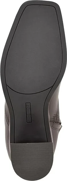 Nine West Dortha Women's Boots Dark Brown Leather : 6 M, Leather/Rubber - Image 3