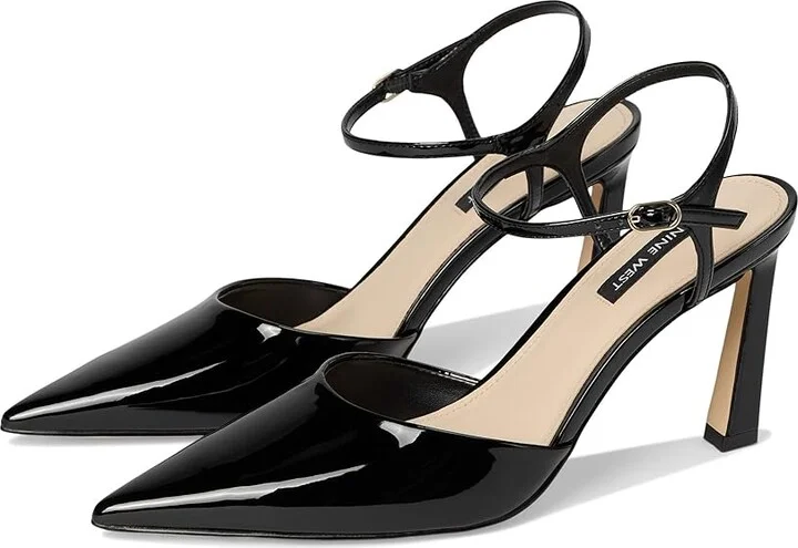 Nine West Dres Women's Shoes Black Patent : 10 M, Synthetic