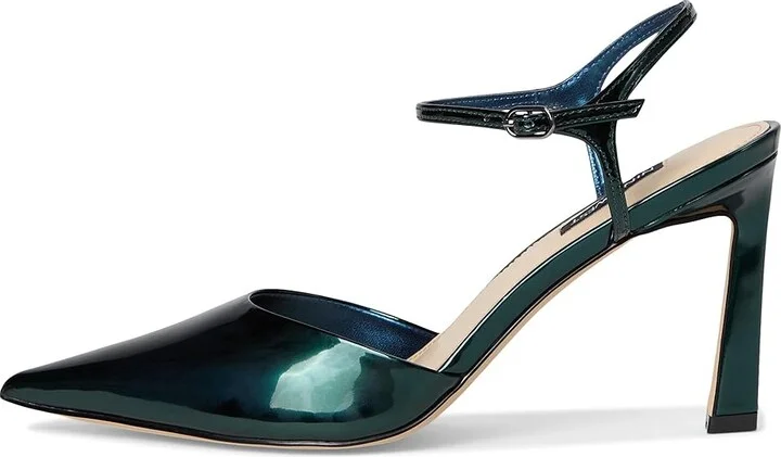 Nine West Dres Women's Shoes Teal Mirror Metallic : 7 M, Synthetic - Image 6