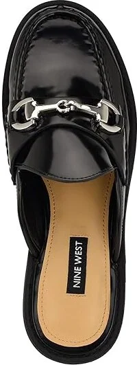 Nine West Duntal Women's Flat Shoes Black Patent : 9.5 M, Leather - Image 2