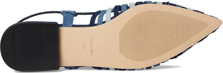 Nine West Duria Women's Shoes Blue Denim : 8 M, Leather/Rubber - Image 3