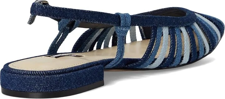 Nine West Duria Women's Shoes Blue Denim : 8 M, Leather/Rubber - Image 4