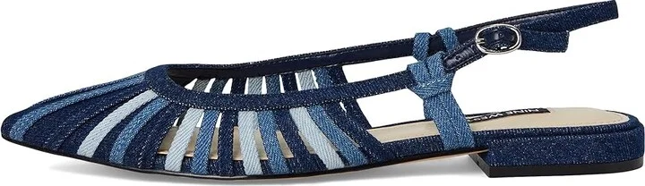 Nine West Duria Women's Shoes Blue Denim : 8 M, Leather/Rubber - Image 6
