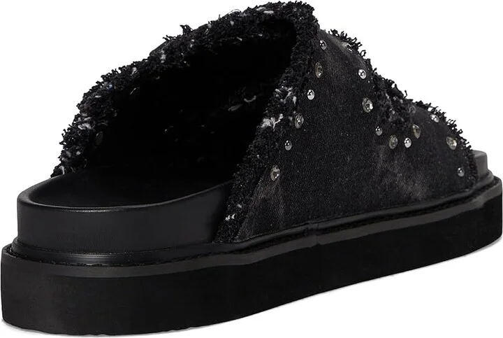 Nine West Eleny Women's Wedge Shoes Light Grey Denim : 6 M, Synthetic - Image 4