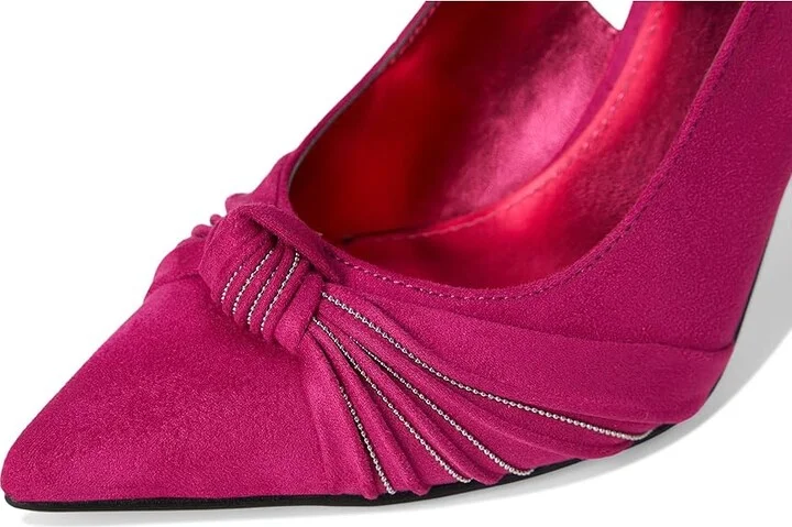 Nine West Faive High Women's Heels Pink : 6 M, Leather/Rubber - Image 7