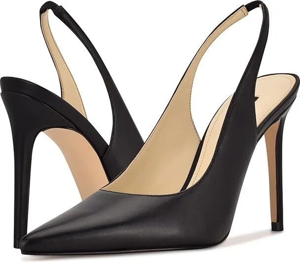 Nine West Feather Women's Shoes Black : 5 M, Leather