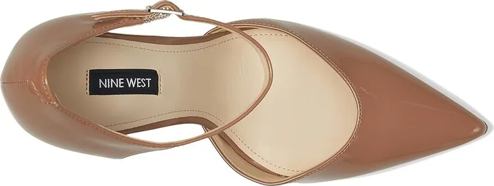 Nine West Fiere High Women's Heels Medium Natural Patent : 9.5 M, Synthetic - Image 2