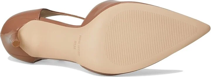 Nine West Fiere High Women's Heels Medium Natural Patent : 9.5 M, Synthetic - Image 3