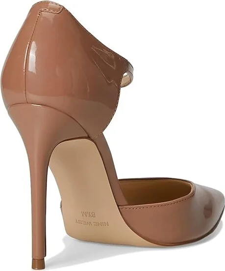 Nine West Fiere High Women's Heels Medium Natural Patent : 9.5 M, Synthetic - Image 4