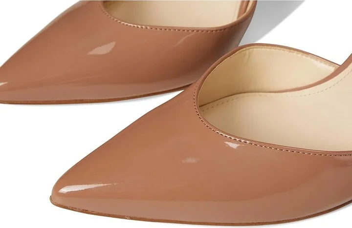Nine West Fiere High Women's Heels Medium Natural Patent : 9.5 M, Synthetic - Image 7