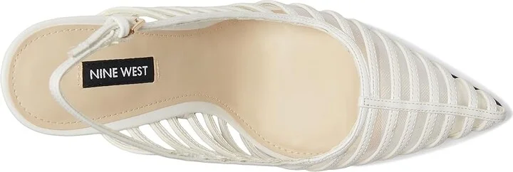 Nine West Filane Women's Shoes White : 5.5 M, Leather - Image 2