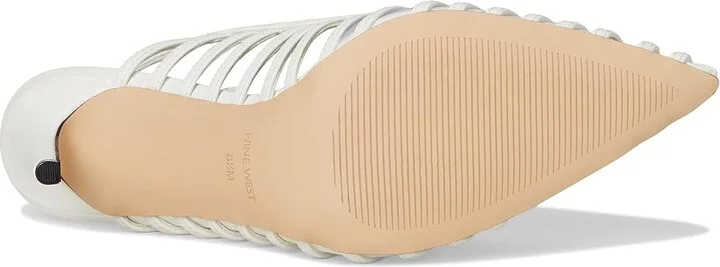 Nine West Filane Women's Shoes White : 5.5 M, Leather - Image 3