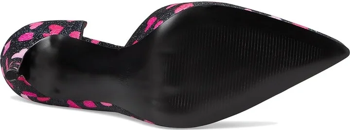 Nine West Folowe Women's Shoes Black Glitter Heart Print : 7 M, Leather - Image 3
