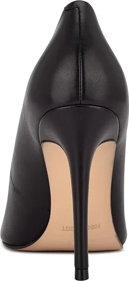 Nine West Fresh High Women's Heels Black Leather : 7 M - Image 4