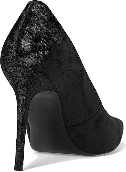 Nine West Fresh High Women's Heels Black Velvet : 10 M, Synthetic - Image 4