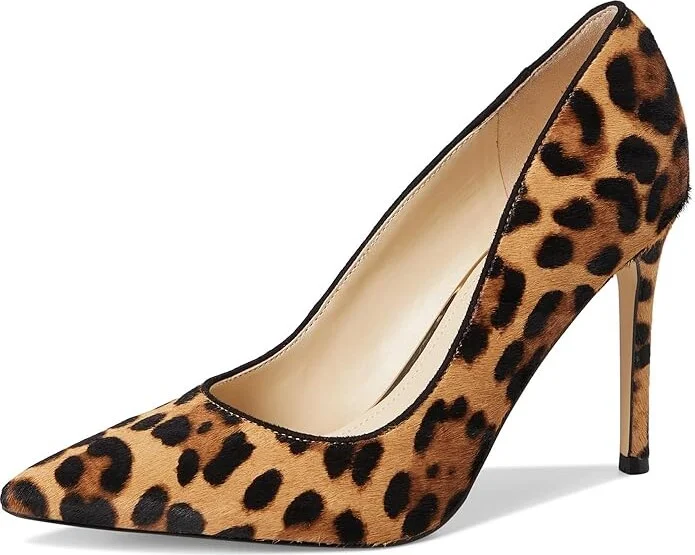 Nine West Fresh High Women's Heels Leopard : 8 M, Synthetic - Image 5