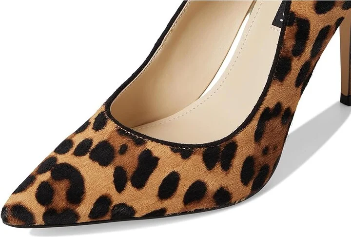 Nine West Fresh High Women's Heels Leopard : 8 M, Synthetic - Image 7