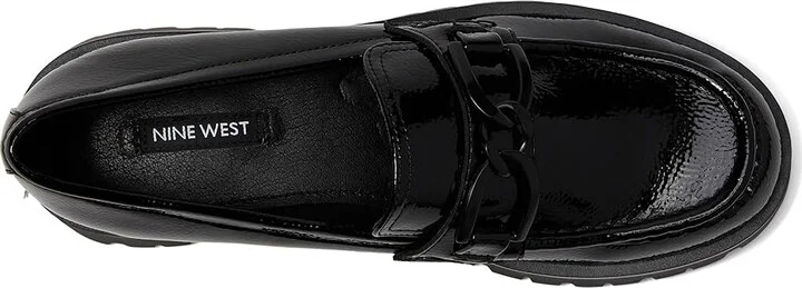 Nine West Gables 3 Women's Flat Shoes Black Patent : 5.5 M, Leather - Image 2