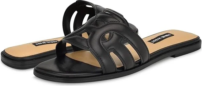 Nine West Geena Women's Sandals Black : 8 M, Synthetic