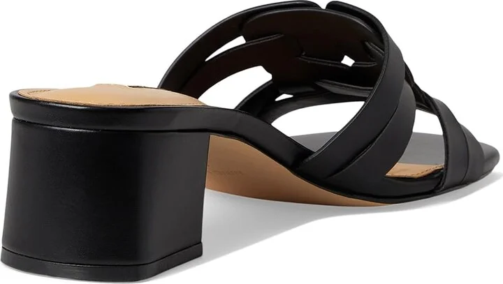 Nine West Gennie Women's Dress Sandals Black : 9 M, Leather - Image 4