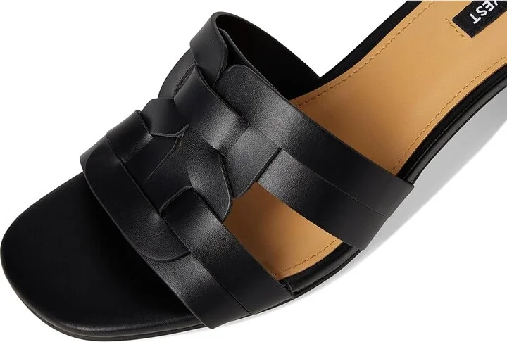 Nine West Gennie Women's Dress Sandals Black : 9 M, Leather - Image 7