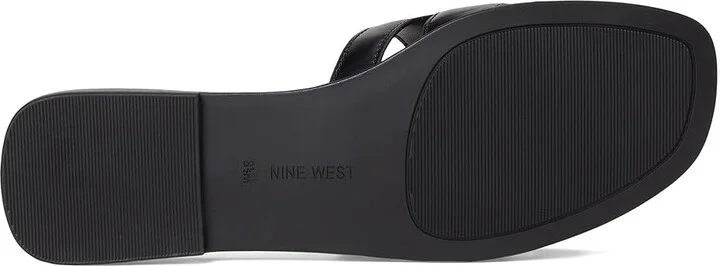 Nine West Germani Women's Dress Sandals Black : 7.5 M, Leather - Image 3