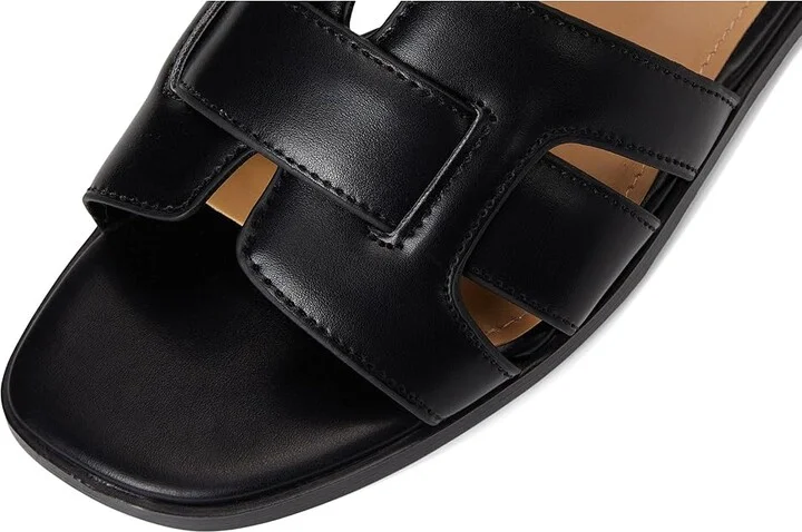 Nine West Germani Women's Dress Sandals Black : 7.5 M, Leather - Image 7
