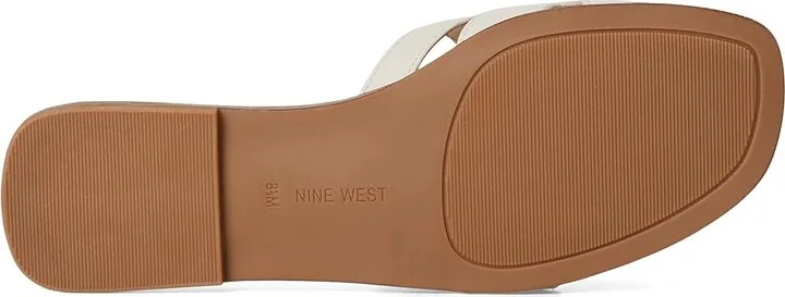 Nine West Germani Women's Dress Sandals Cream : 9.5 M, Leather - Image 3