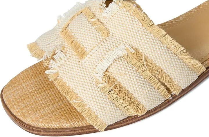 Nine West Germanny Women's Dress Sandals Natural/Cream : 8 M, Textile - Image 7