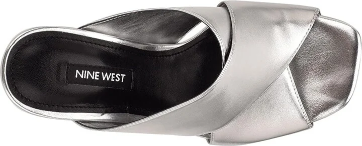 Nine West Girlz 3 Women's Shoes Silver : 10 M, Synthetic - Image 2