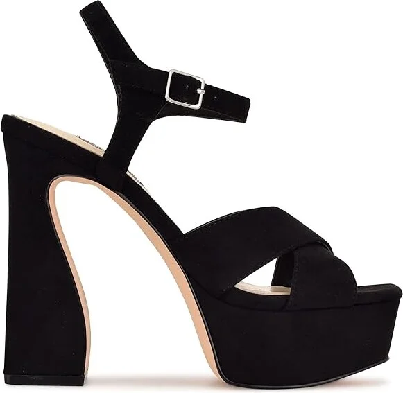 Nine West Glows 2 Women's Shoes Black Suede : 9.5 M - Image 5
