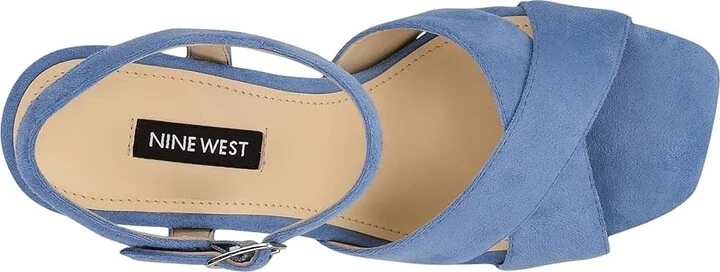 Nine West Glows 2 Women's Shoes Medium Blue Suede : 10 M - Image 2