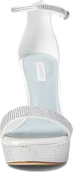 Nine West Goout 7 Women's Shoes White Satin : 8.5 M - Image 2